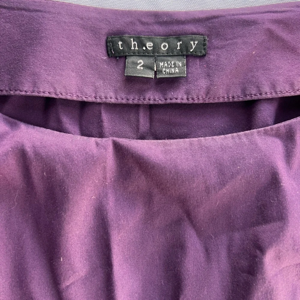 Theory Shyann Impeccable Dress purple lightweight size 2 - Picture 4 of 5